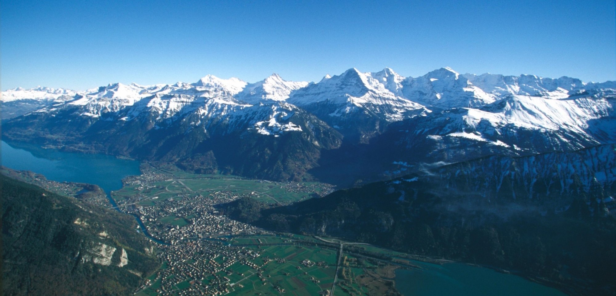 Interlaken Vogelperspektive